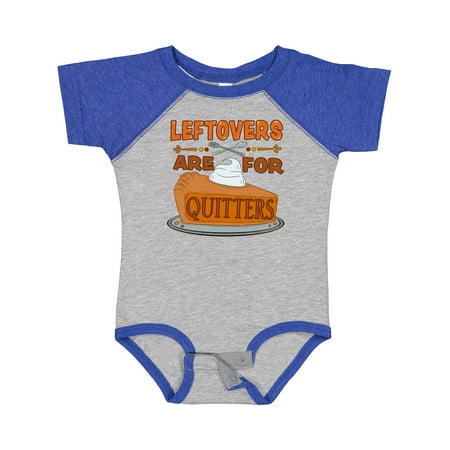 

Inktastic Leftovers Are for Quitters with Pumpkin Pie Gift Baby Boy or Baby Girl Bodysuit
