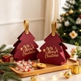 thumbnail image 5 of Ouuluon Tree Shaped Gift Box, Foldable Cardboard Treat Box for Xmas Party Favors Present, 5 of 6