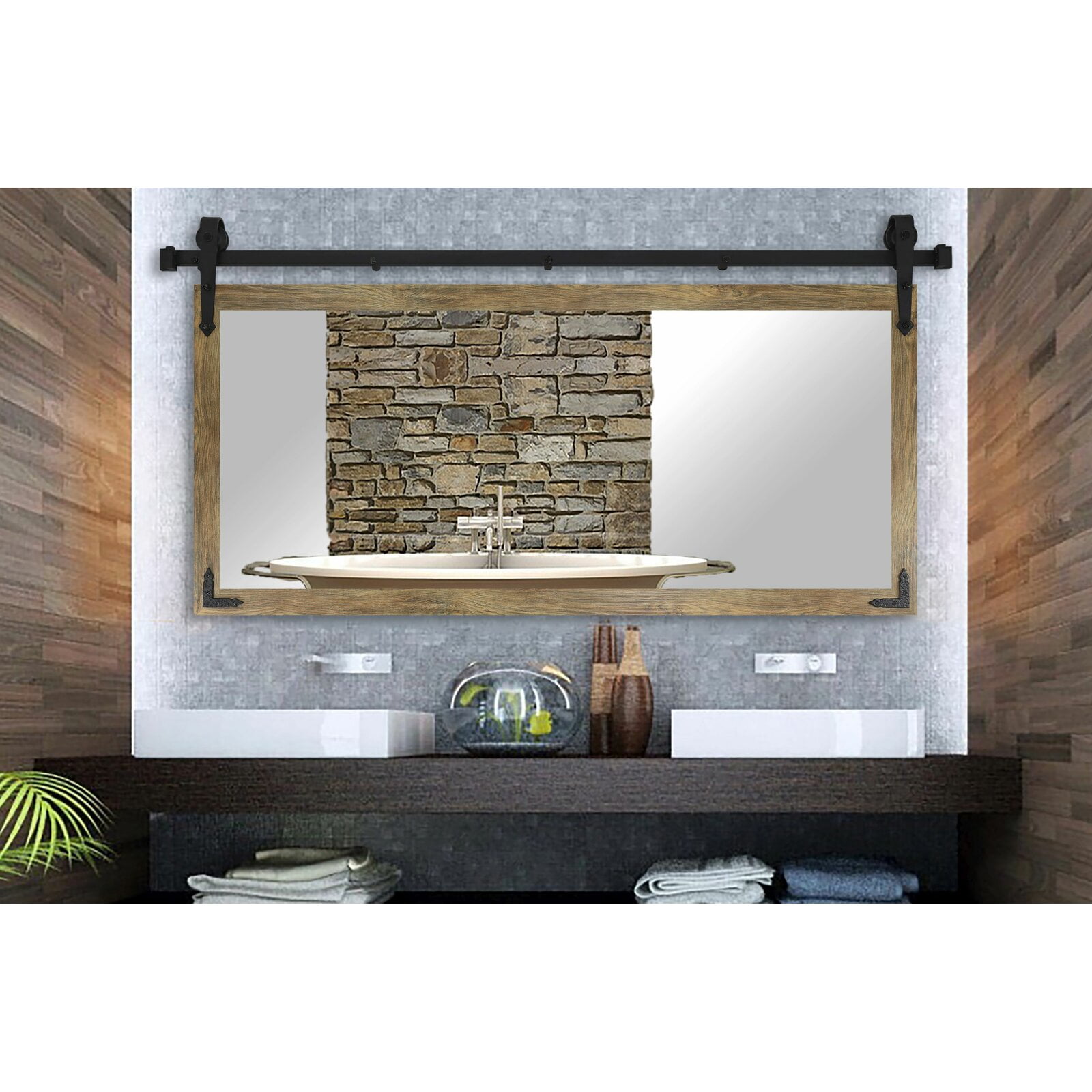Abraham Bathroom/Vanity Wall Mirror