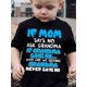 thumbnail image 1 of IF MOM SAYS NO ASK GRANDMA Letter Print Short Sleeve T-Shirts For Boys - Cool, Lightweight And Comfy Summer Clothes!, 1 of 7