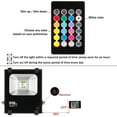 thumbnail image 4 of TORCHSTAR 10W Color+White Ambiance LED Floodlight Kit, Timer & Memory Function, IP66, US 3-Plug, IR Remote for Decoration Mood Accent Lighting, Immersive Effect, 2-YEAR WARRANTY, 4 of 7