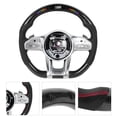 thumbnail image 2 of Steering Wheel Led Steering Wheel Steering Wheel Replacement For  Performance Carbon Fiber LED Digital Steering Wheel Fit For MercedesBenz A B C E S G GLc GLE Class C63 E63 S63, 2 of 8