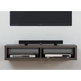thumbnail image 3 of Wall Mounted Wood TV Console Entertainment Center Wall Decor 48-inch Gray, 3 of 6