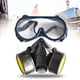 thumbnail image 4 of Cubierta de gafas protectoras Cubierta de protección facial Gafas protectoras a prueba de polvo Mufla bucal con cilindro de gas doble ANGGREK Otros, 4 of 8