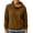 Brown, variant on Women's Asymmetric Button Cowl Neck Fleece Sweatshirt Oversized Long Sleeve Raglan Casual Pullover Tops Fall Fashion Y2k Outfit White