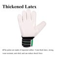 thumbnail image 3 of Football Goalkeeper Gloves for Youth and Adult, Finger Protection Equipment Football Costume Accessory, Anti-skid Wear-resistant Training Receiver Glove, 3 of 5