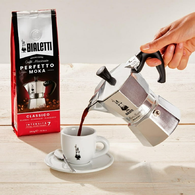 Bialetti - Moka Express: Iconic Stovetop Espresso Maker, Makes Real Italian  Coffee, Moka Pot 9 Cups (14 Oz - 420 Ml), Aluminium, Silver 9 Cups (Pack