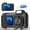 Black, variant on Built-in Flash 10x Zoom 64 MP Compact Underwater Camera with Camera, 32GSD Card, Orange