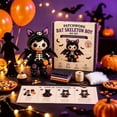 thumbnail image 5 of Patchwork Skeleton Witch DIY Sewing Kit Beginner-Friendly Doll Making Set with Gothic Cute Plush Halloween Craft Activity for Adults Teens Spooky Room Decor Gift, 5 of 5