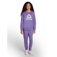 thumbnail image 5 of Reebok Girl's Game Day Fleece Crewneck, Sizes 4-18, 5 of 5