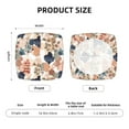 thumbnail image 6 of Square Chair Cushions Cover, Watercolor plants Elastic Office Chair Cover for Dining Chairs with Ties and Removable Cover, Desk Chair Seat Cushion Protectors set of 2, 6 of 7