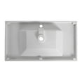 thumbnail image 3 of Noble House 36" Resin Bathroom Vanity Top Sink, Modern Integrated Basin, Easy-Clean, Scratch-Resistant, Glossy White, 3 of 6