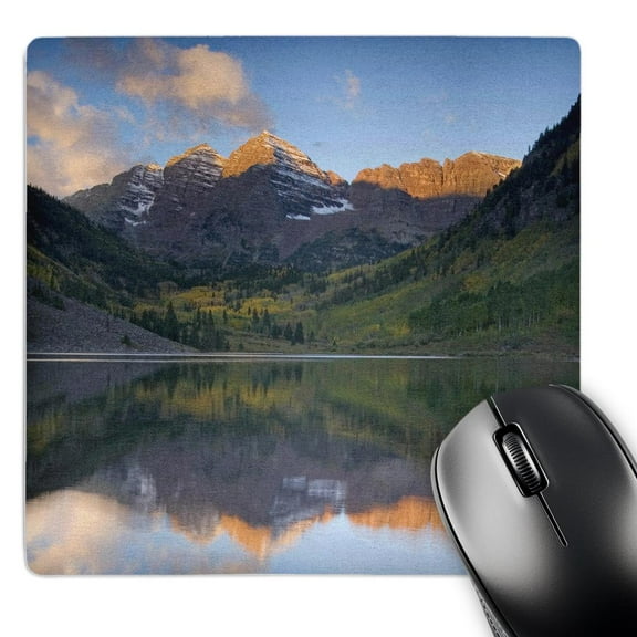 3dRose, CO, Rocky Mountains, Maroon Bells, Lake - US06 DJO0149 - Diane Johnson, MousePad