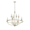 thumbnail image 4 of Millennium Lighting  Herring 6 Chandelier Ceiling Light Matte Black - 42 Inch, 4 of 5