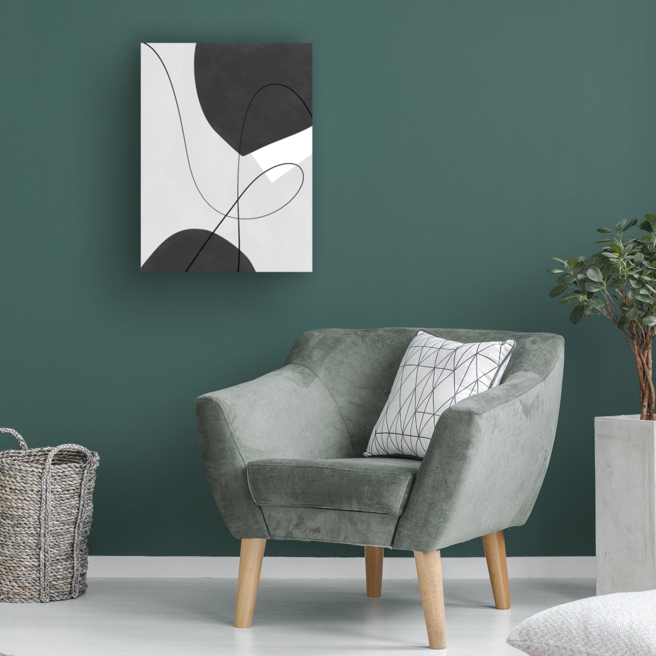 Trademark Fine Art Elena Ristova blackawhite40 Canvas Wall Art