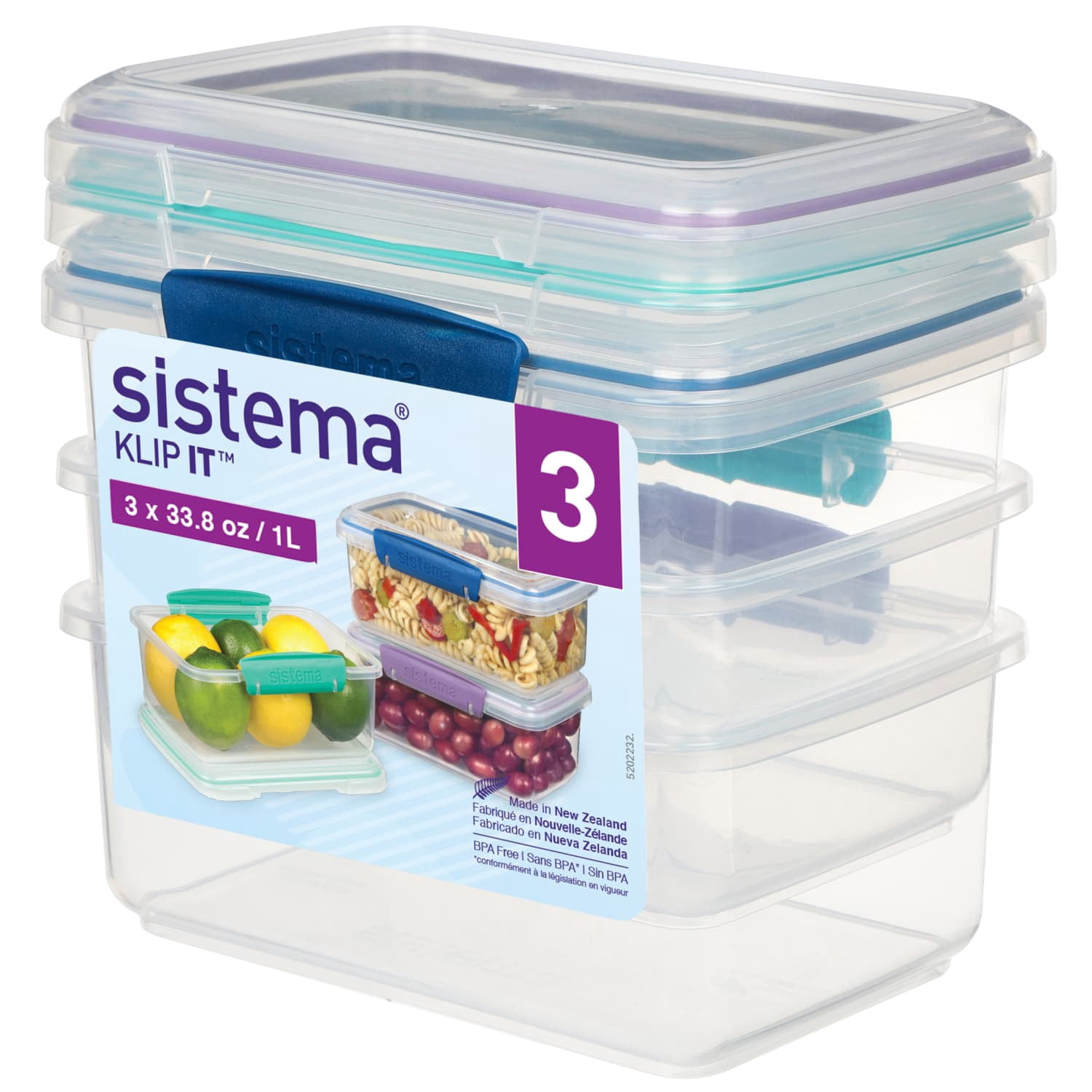 Sistema KLIP IT Collection Rectangle Food Storage Container, 7L