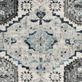 thumbnail image 3 of SAFAVIEH Madison Normand Geometric Floral Area Rug, Light Grey/Blue, 8' x 10', 3 of 4