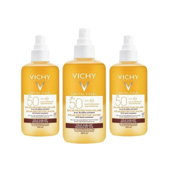 Vichy Capital Soleil SPF 50 Sunscreen Spray 200 ml 3 Pack