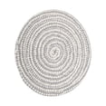 thumbnail image 2 of Wosthever Woven Coaster Household Round Mug Placing Cushion Mats Mat Insulated Tableware Thickened Heat Table Cup for Home Bar Mostrada Gris blanco, 2 of 6