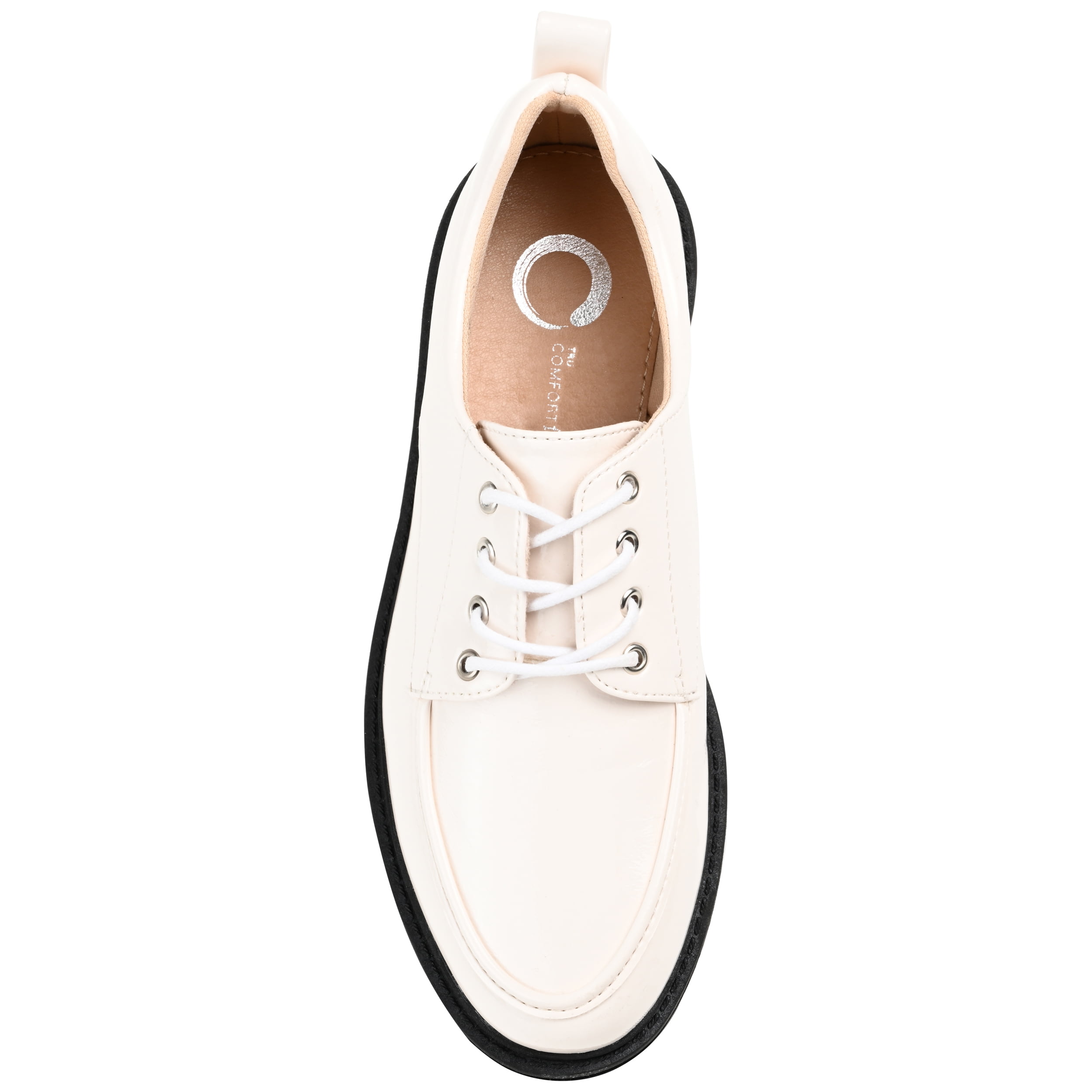 Journee Womens Zina Almond Toe Lace-up Oxford, Widths Available