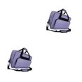 thumbnail image 1 of Billuyoard Bolsa de viaje portátil de nailon, organizador de almacenamiento impermeable y resistente al desgaste, bolsa organizadora de viaje Púrpura 2Conjunto, 1 of 1