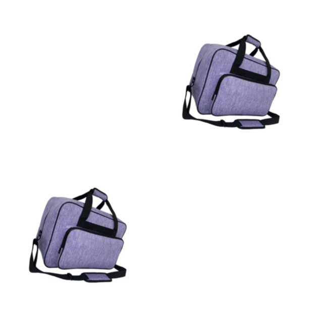 Billuyoard Bolsa de viaje portátil de nailon, organizador de almacenamiento impermeable y resistente al desgaste, bolsa organizadora de viaje Púrpura 2Conjunto