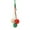B, variant on Hanging Sisal Rope Cat Scratch Ball Interactive Sound Chew Toy Indoor Kitten Play Accessory