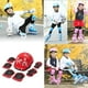 thumbnail image 3 of Equipo de protección para , rodilleras y coderas y muñequeras con correa para en patineta, - Rojo 7 piezas DYNWAVEMX protección de seguridad para patinaje de niños, 3 of 8
