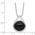 thumbnail image 3 of Collier Pendentif en Argent Sterling Onyx 16 Pouces, 3 of 3