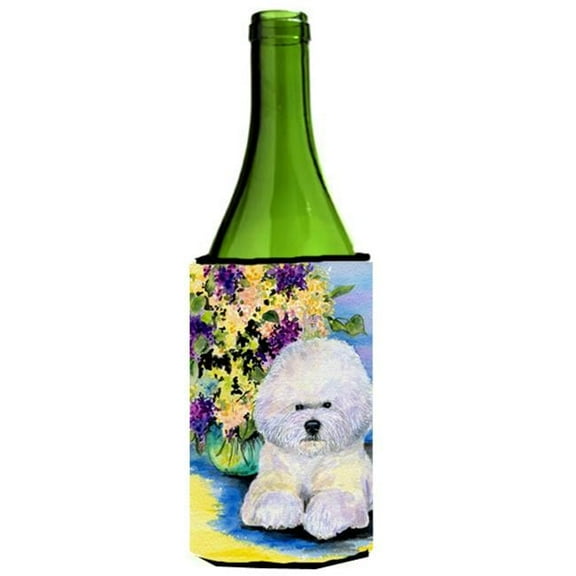 Bichon Frise Wine bottle sleeve Hugger - 24 oz.