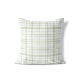 thumbnail image 2 of Liz Plaid Green Throw Pillow, 2 of 4