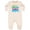Natural Heather, variant on Truck Driver Daddy Baby Fleece Romper