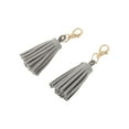 thumbnail image 4 of Unique Bargains Stylish Tassels Shoelace Charms for Footwear Customization Light Gray, 4 of 5