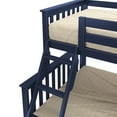 thumbnail image 6 of Max & Lily Solid Wood Bunk Bed, Twin over Full with Storage Trundle and Ladder for Kids, 6 of 14