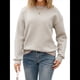 thumbnail image 2 of Suéter de Punto de Larga con Cuello Redondo y Lazo para Mujer, Sin Espalda Gris S, 2 of 10