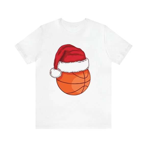 Basketball With Christmas Hat Shirt