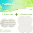 thumbnail image 5 of 6Pcs Replacement Pad For Bissell Spinwave Spin Mop,2 Scrubby Pads and 4 Soft Pad, 5 of 7
