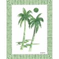 thumbnail image 2 of Biscardi, Nicholas 15x18 Black Ornate Wood Framed with Double Matting Museum Art Print Titled - Green Palms I, 2 of 4