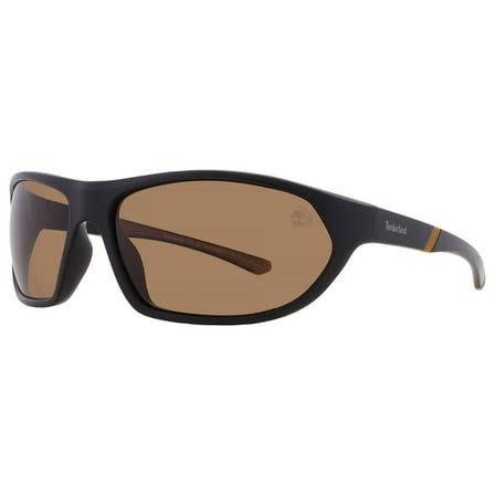Timberland Polarized Brown Wrap Men's Sunglasses TB00035 01H 67
