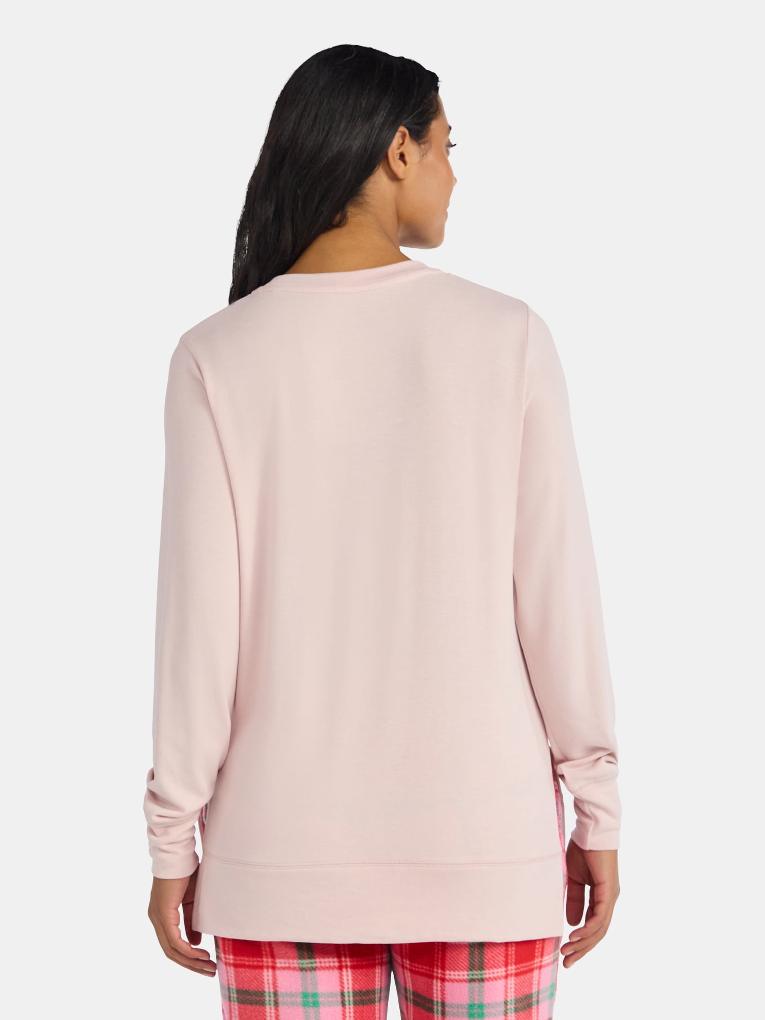 Women's Christmas Party Cheers Crewneck Hacci Top from Holiday Time, Sizes S-XXXL