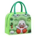 thumbnail image 2 of Oleegame 2 Pcs Sac de Rangement pour Produits, Sac à Main Isolé, Sac à Lunch, Sac à Lunch, Chiot Brun (Isolation 3D) Vert, 2 of 9