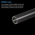 thumbnail image 4 of Acrylic Pipe Clear Rigid Round Tube 21mm ID 25mm OD 14" for Lamps and Lanterns, Water Cooling System 2pcs, 4 of 6