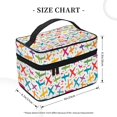 thumbnail image 2 of Handbag Travel Bag Cosmetic Bag 9×6.3×6.7in Multi-Function Bag Large Capacity For Camping Travel Family Travel Multicolored Aircraft, 2 of 6