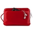 thumbnail image 3 of Professional Crossbody Sling Bag 8 inch Tablet Sleeve Glossy Red Case for iPad Mini 6/5, Fire 7, Kindle Paperwhite, 3 of 6