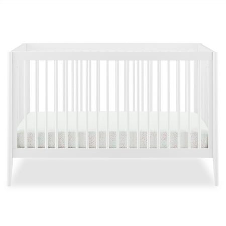 Delta Children Casey 6-in-1 Convertible Baby Crib, Bianca White