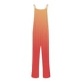 thumbnail image 4 of successthop Womens One Pieces Jumpsuit Plus Size Sleeveless High Waist Wide Leg Long Floral Lounge Wear with Pockets M, 4 of 5