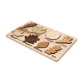 thumbnail image 2 of Multi-shape Leaf Puzzle  Children‘s Educational Wooden Leaf Puzzle  Stem Toy, 2 of 6