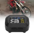 thumbnail image 4 of Motorbike TPMS, Waterproof Dustproof Autoalarm Motorcycle Tire Pressure Monitoring System USB Charging with 2 External Sensor for Motor , 4 of 7