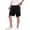 black, variant on Nestiefly Mens Cargo Cotton Chino Shorts Elastic Waist Drawstring Casual Work Shorts Summer Lightweight Hiking Outdoor Shorts with Multi Pockets 2026 Coffee S