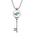 thumbnail image 1 of Capsule Pill Health Care Products Pattern Pendant Vintage Necklace Silver Key Jewelry, 1 of 3